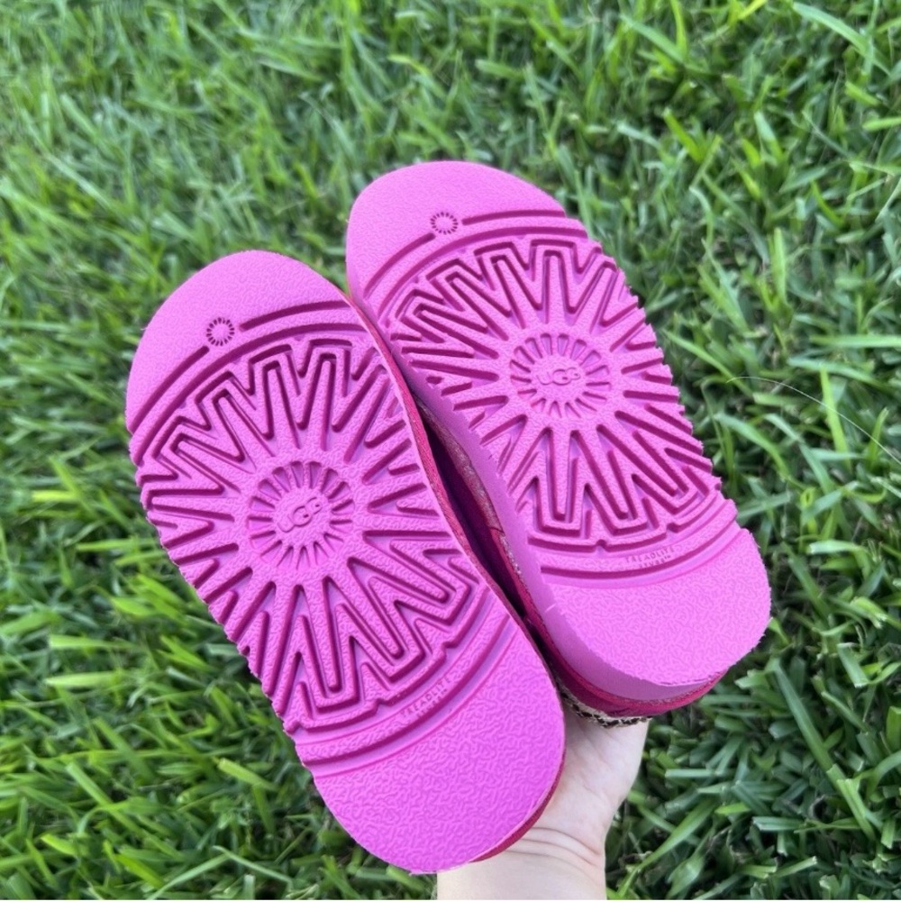 Girls UGG Tasman 2 Slipper Toddler/Little Kid in Rock Rose Size 8 READ - Picture 3 of 5